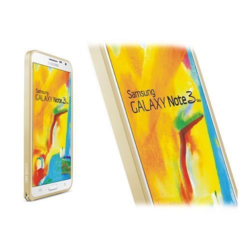 Love Me! Samppanja Samsung Galaxy Note 3 Neo Alumiininen Bumper Suojakehys