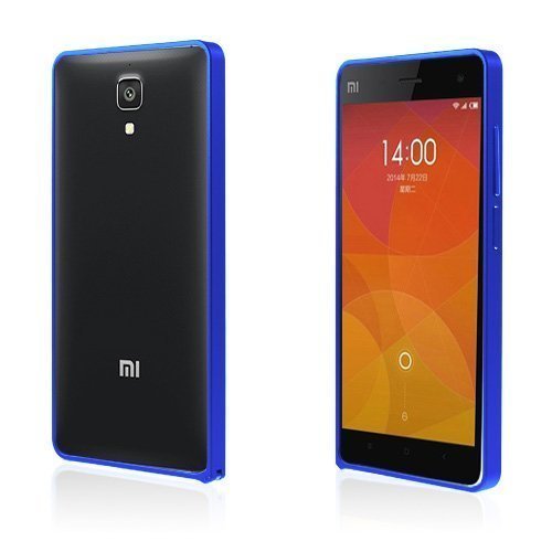 Love Me! Xiaomi Mi 4 Alumiininen Bumper Suojakehys Tummansininen