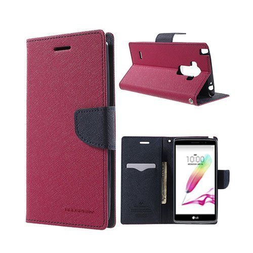 Mercury Goospery Lg G4 Stylus Nahkakotelo Rosee