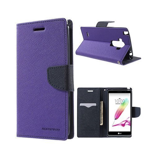 Mercury Goospery Lg G4 Stylus Nahkakotelo Violetti