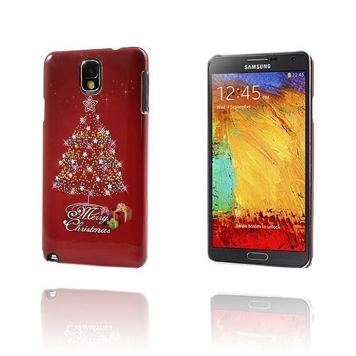 Merry Christmas Punainen Samsung Galaxy Note 3 Suojakuori