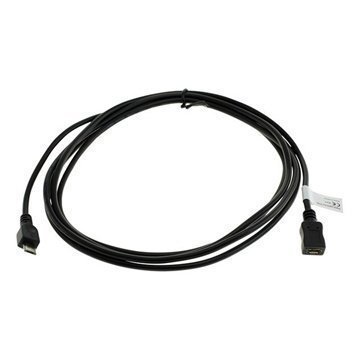 Micro USB Extension Cable 5pin 2m Black