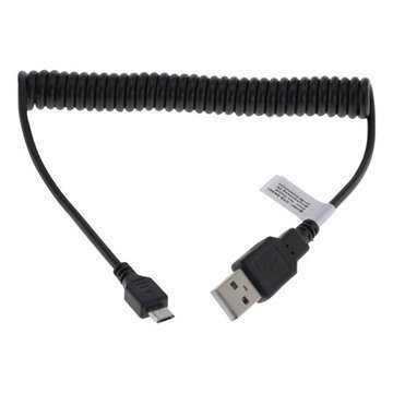 Micro USB Kierteinen Kaapeli Musta 0