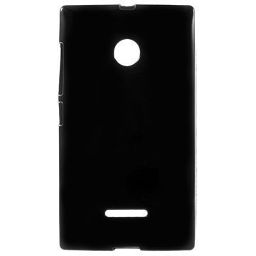 Microsoft Lumia 532 Lumia 532 Dual SIM Glossy TPU-Suojakuori Musta