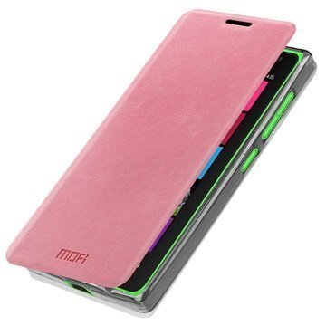 Microsoft Lumia 532 Lumia 532 Dual SIM Mofi Rui Series Läppäkuori Pinkki