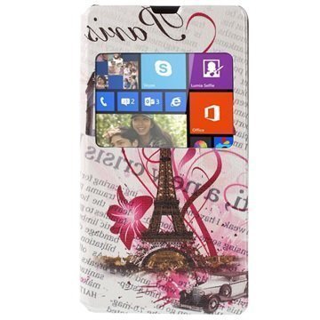 Microsoft Lumia 535 Lumia 535 Dual SIM Slim View Folio Suojakotelo Paris