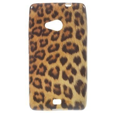 Microsoft Lumia 535 Lumia 535 Dual SIM TPU Suojakuori Leopard