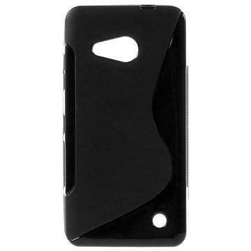 Microsoft Lumia 550 S-Curve TPU-Kotelo Musta