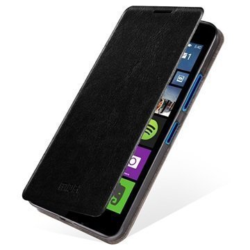 Microsoft Lumia 640 Dual SIM Lumia 640 LTE Mofi Rui Series Läppäkuori Musta