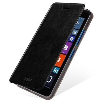 Microsoft Lumia 640 XL Lumia 640 XL Dual SIM Mofi Rui Series Läppäkuori Musta