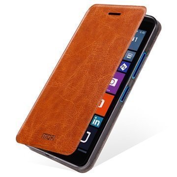 Microsoft Lumia 640 XL Lumia 640 XL Dual SIM Mofi Rui Series Läppäkuori Ruskea