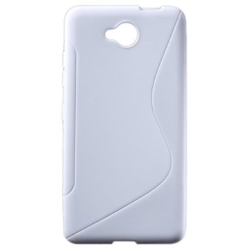 Microsoft Lumia 650 S-Curve TPU-Kotelo Valkoinen