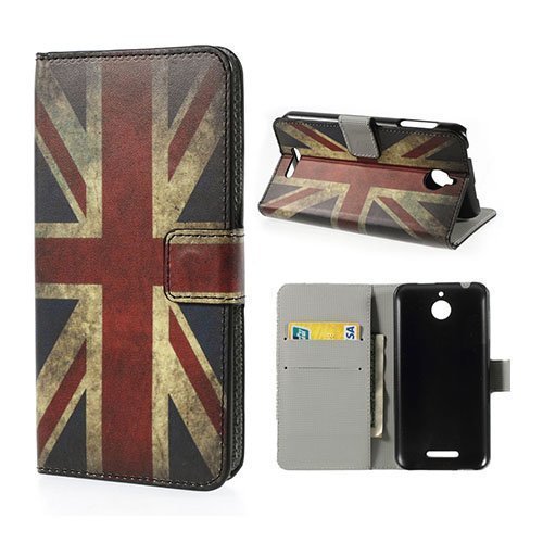 Moberg Klassinen Britannian Lippu Htc Desire 510 Nahkakotelo