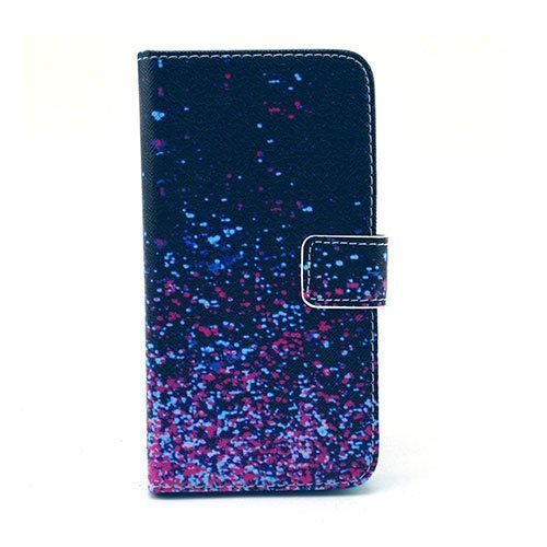 Moberg Samsung Galaxy S6 Nahkakotelo Korttitaskuilla Glittery