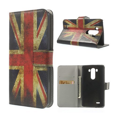 Moberg Vintage Uk Lippu Lg G3 Nahkakotelo