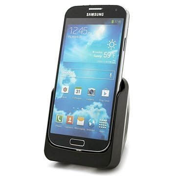 Monitoiminen Työpöytälaturi Â- Samsung Galaxy S4 I9500 I9505 I9502 Musta