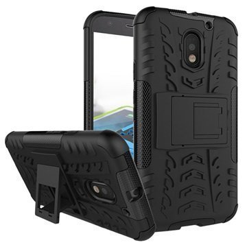 Motorola Moto E3 Power Anti-Slip Hybrid Case Black