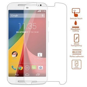 Motorola Moto G (2014) Suojaava Karkaistun Lasin Näytönsuojakalvo