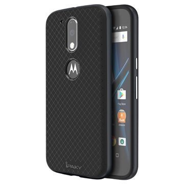 Motorola Moto G4 Moto G4 Plus Ipaky Hybridikotelo Harmaa