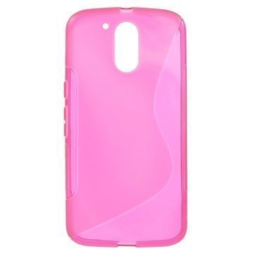 Motorola Moto G4 Moto G4 Plus S-Curve TPU-Kotelo Kuuma Pinkki