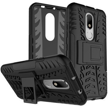 Motorola Moto M Anti-Slip Hybrid Case Black