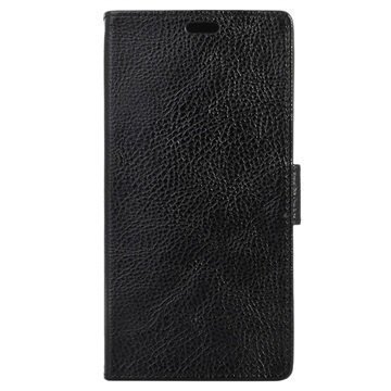 Motorola Moto M Textured Wallet Case Black