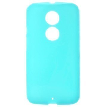 Motorola Moto X (2014) Glossy TPU-Suojakuori Sininen