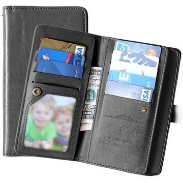 Motorola Moto X Play Multifunctional Wallet Case Black