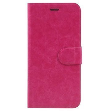 Motorola Moto Z Force Classic Wallet Case Hot Pink