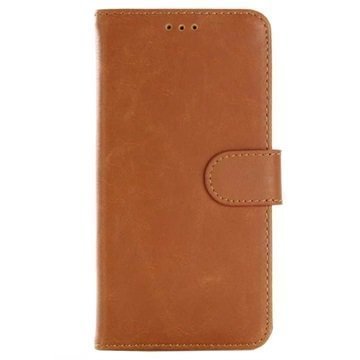 Motorola Moto Z Force Retro Wallet Case Brown