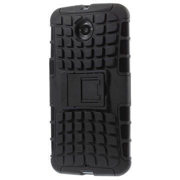 Motorola Nexus 6 Anti-Slip Hybrid Case Black