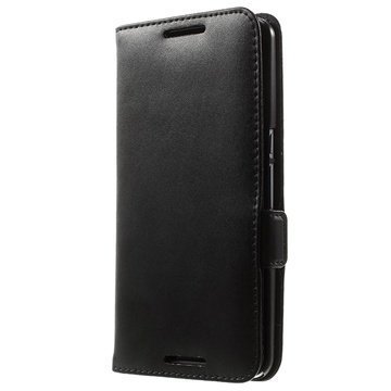 Motorola Nexus 6 Doormoon Nahkainen Lompakkokotelo Musta