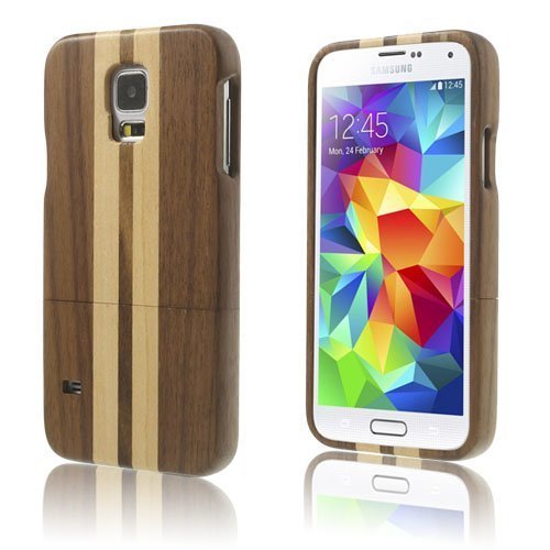 Natural Raidat Samsung Galaxy S5 Suojakuori Aidosta Puusta