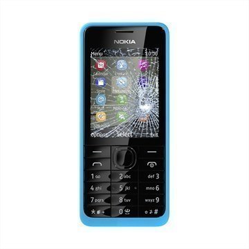 Nokia 301 Dual SIM Kosketusnäytön Korjaus Syaani