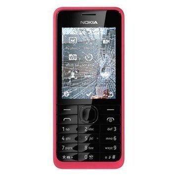 Nokia 301 Kosketusnäytön Korjaus Magenta