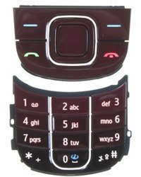 Nokia 3600 Slide Keypad Set Latin Wine