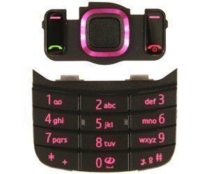 Nokia 6600 slide Keypad Set Latin Magenta