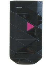 Nokia 7070 Prism Front Cover Black / Pink