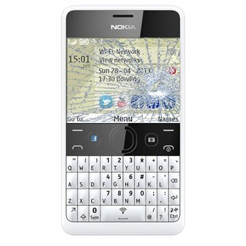 Nokia Asha 210 Kosketusnäytön Korjaus Valkoinen