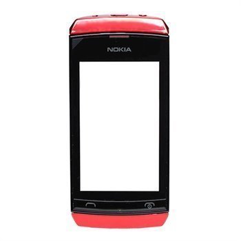 Nokia Asha 305 Asha 306 Etukuori Punainen