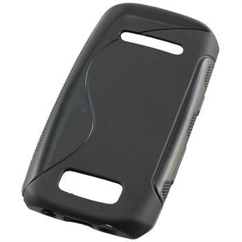 Nokia Asha 305 S-Curve TPU Case Black