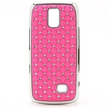 Nokia Asha 308 309 Bling Timanttinen Kotelo Pinkki