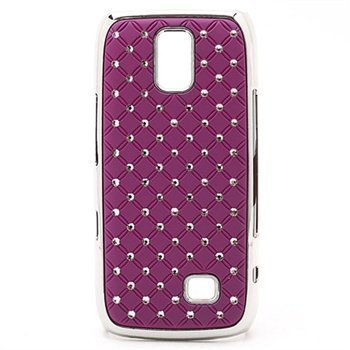 Nokia Asha 308 309 Bling Timanttinen Kotelo Violetti