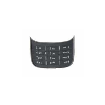 Nokia C2-02 C2-03 Keypad Chrome Black