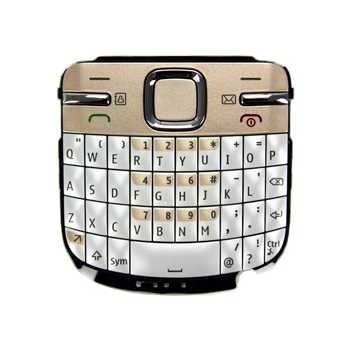 Nokia C3 Keypad QWERTY Gold