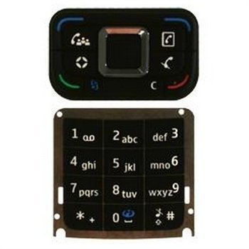 Nokia E65 Keypad Set Softblack