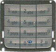 Nokia E65 Keypad Silver