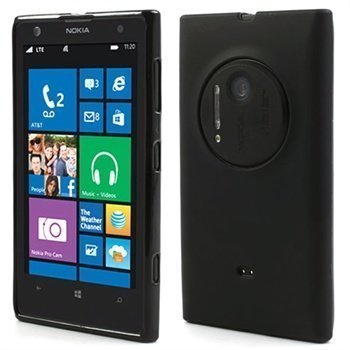 Nokia Lumia 1020 Flex TPU-Kotelo Musta