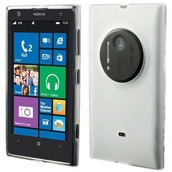 Nokia Lumia 1020 Flex TPU-Kotelo Valkoinen