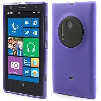 Nokia Lumia 1020 Flex TPU-Kotelo Violetti